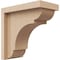 Ekena Millwork 3"W x 6"D x 6"H Classic Bryant Rough Cedar Woodgrain TimberThane Corbel, Primed Tan CORUR03X06X06BRYRCPR - alternate 1